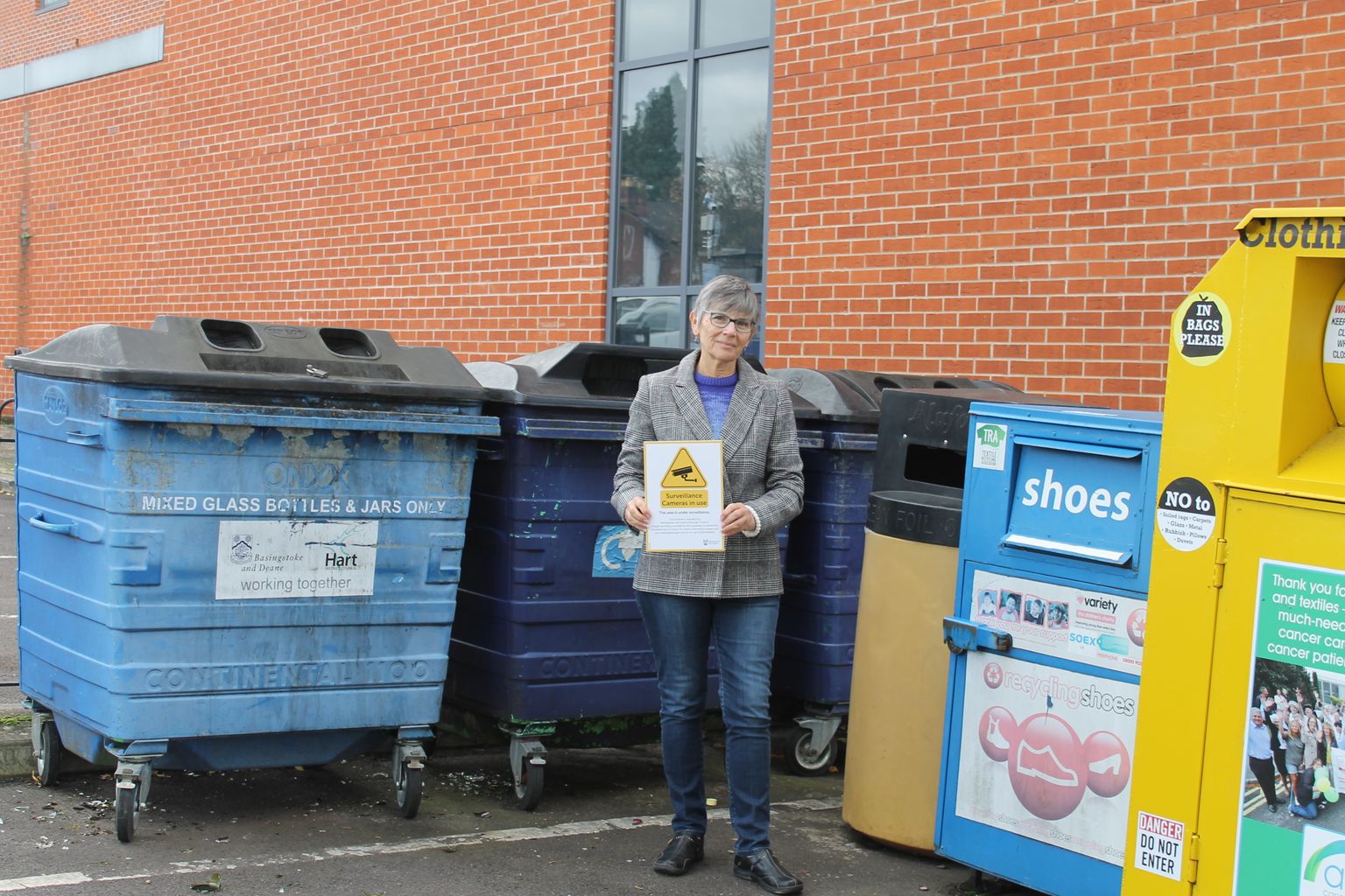 Surveillance cameras installed at Basingstoke recycling sites